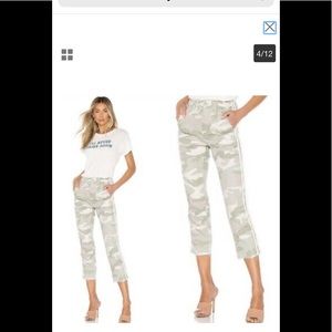 Mother “The Crop Chop” Fray camo pants